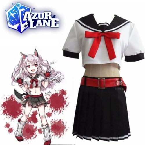 Azur Lane Yudachi Yuudachi Cosplay Costume Dress Uniform Halloween Costumes Women Anime Clothes