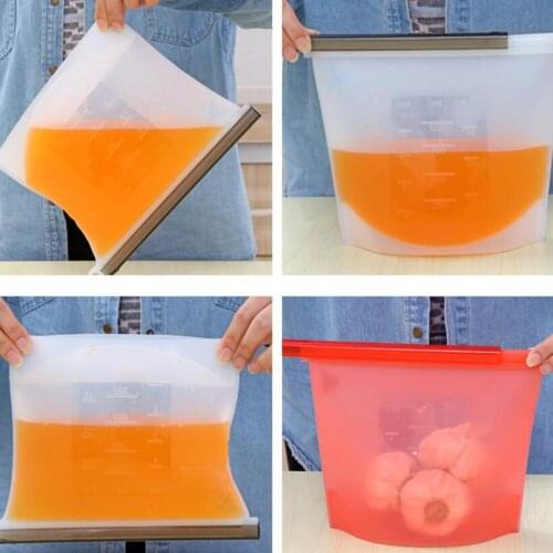 1pc Vacuum Silica Gel Preservation Bag Food Separate Self-Sealing Bag Gaotang Frozen Food Silica Gel Storage Bag Colorful 10145B