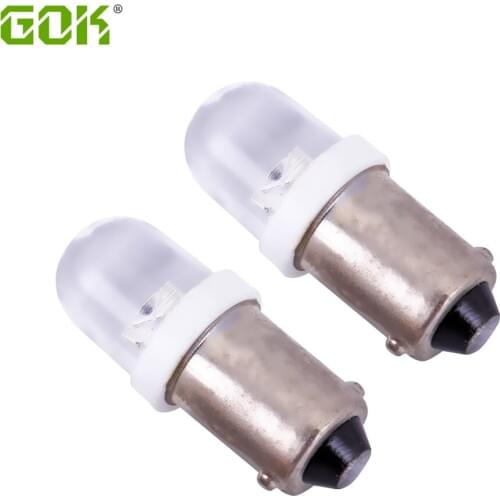 100Pcs T11 T4W H16W Ba9s 1Led Bulb Convex Car Dome light ba9s LED Dashboard Light Signal Lamp Interior Light white blue 12v