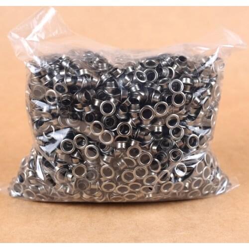 1000PCS/pack Good Quality Solid Brass rustfree metal Eyelets with Washers for Banners Leather Craft Shoes grommet