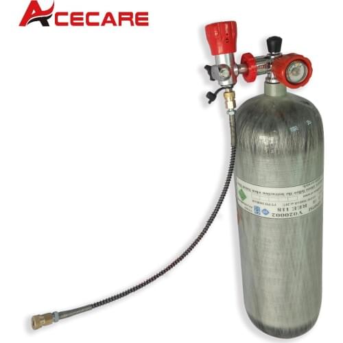 AC268101 Hunting Pcp Tank Air Rifle Dot 6.8L/9L High Pressure Cylinder Target Rifle Shooting Mini Bottle Dive Gas Station