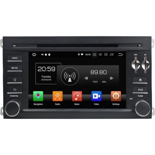 Android 8.0 Octa Core 7" Car Multimedia DVD GPS Head Unit for Porsche Cayenne 2003-2010 4GB RAM Radio Bluetooth WIFI Mirror-link