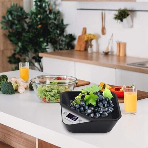 Digital Scales Kitchen Scales, Small Digital Scales, Food Scales, for Cooking and Baking Food, 5 Kg