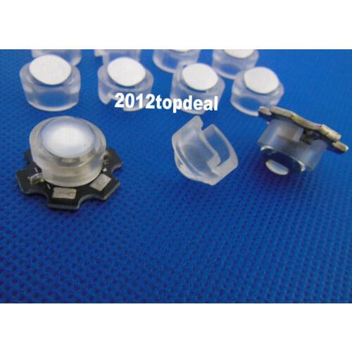10pcs 13mm *10mm Led Lens Holder 45 60 90 Degree For 1w 3w LED High Power Bead Bulb chip for DIY