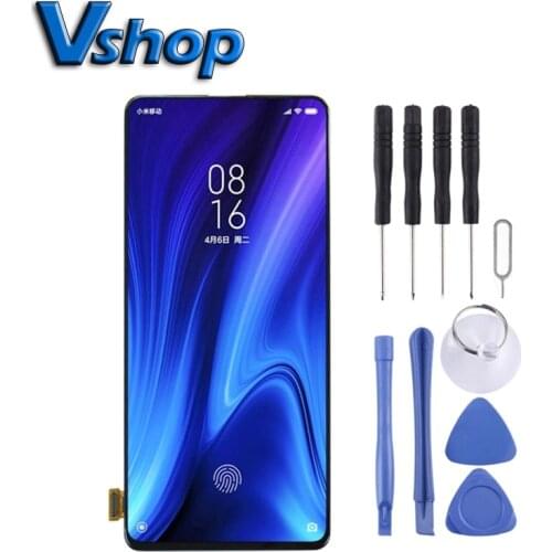 AMOLED Material LCD Screen Digitizer Full Assembly for Xiaomi Redmi K20 Pro/K20/Mi 9T/Mi 9T Pro Mobile Phone Replacement part