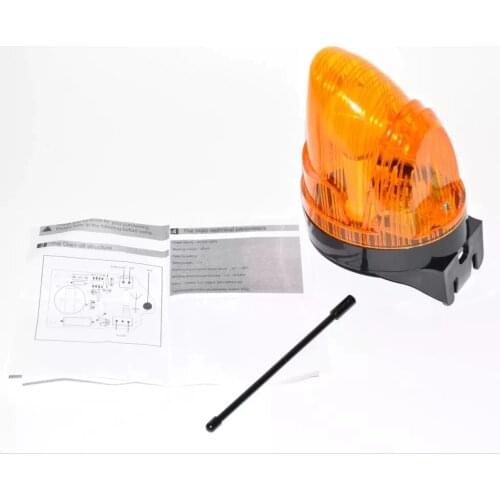 220VAC garage sliding swing gate motor flashing lamp bulb blinker safety alarm light strobe lamp(no sound)