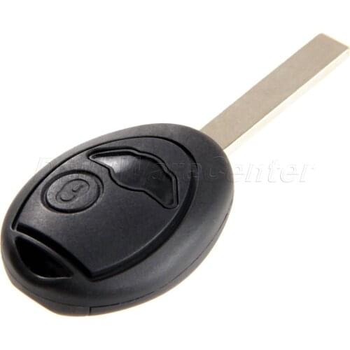 Mgoodoo 2 Buttons Remote Key Shell Case Auto Replacement Fob Cover For BMW Mini Cooper Uncut Blade Blank Key Shell Car Covers