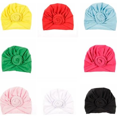 Cute Knot Childrens Turban Solid Color Girls Headwear Infant Accessories Kids Headwrap Headdress