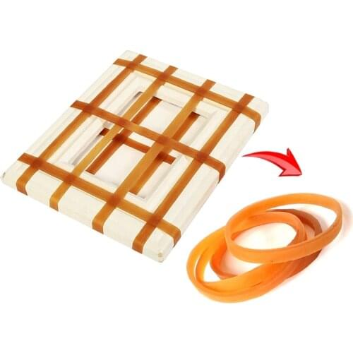Length 10x1cm width High elastic effect Desk Accessories Organizer 100x10mm force Folding rubber band