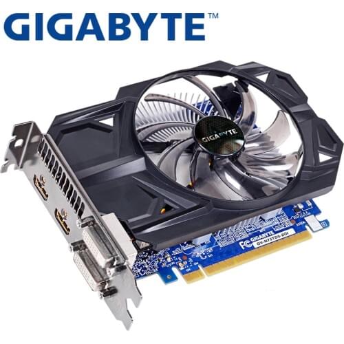 GIGABYTE Graphics Card Original GTX 750Ti 2GB 128Bit GDDR5 Video Cards for nVIDIA Geforce GTX 750 Ti Hdmi Dvi Used VGA Cards