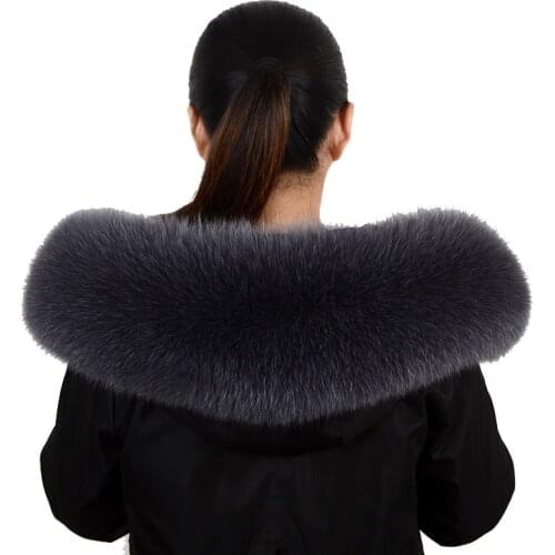 Oversized fox fur collar, hat, hairy real fur collar, childrens overcoat fur collar, sell 100% real fur animal fur