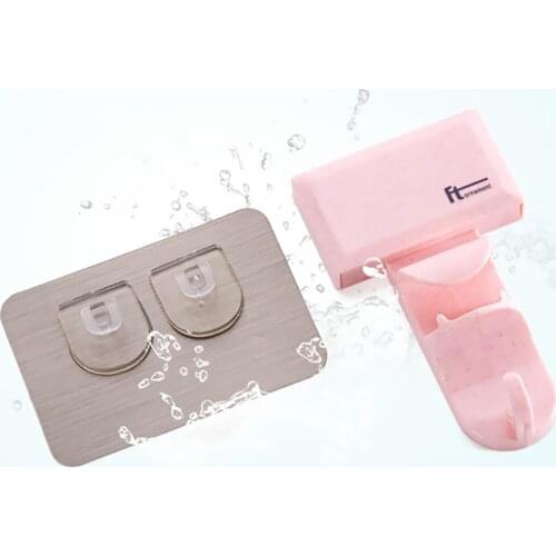 1pc Multifunction Kitchen Bathroom Rack Basin Storage Rack Sucker Washbasin Holder Hook Bathroom Seamless Tracery Hook