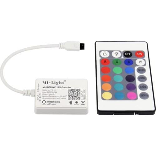10 Sets a lot, Mini RGB RGBW WIFI LED Controller YL1S for RGB YL2S for RGBW LED Strip Light