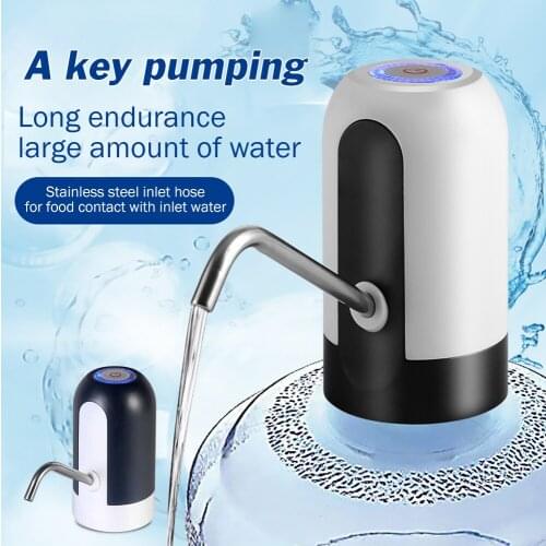 Electric Water Dispenser Gallon Drinking Bottle Portable Smart Wireless Water Pump Water Treatment Appliances Automatic
