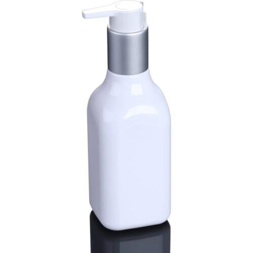 200 ML Emulsion Bottle Plastic Press Pump Bottle Top Grade Body Cream Shower Gel Vial White Empty Refillable Cosmetic Container