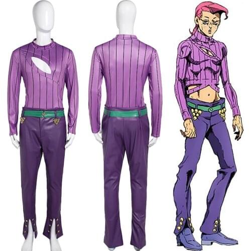 Cosplaydiy JoJos Bizarre Adventure Golden Wind Diavolo Cosplay Costume Adult Diavolo Outfit Custom Made L320