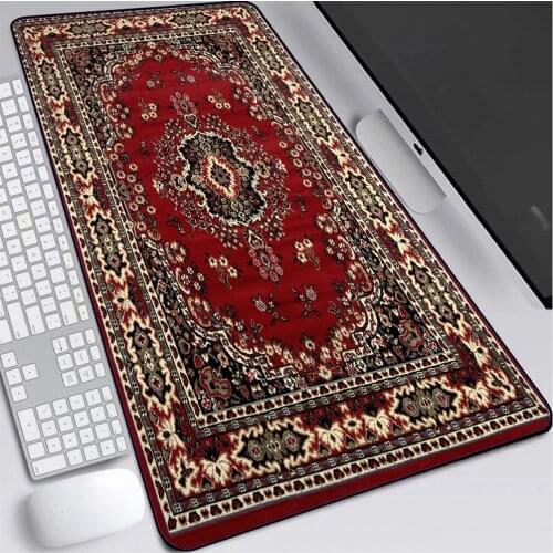 Fashion Persian Carpet Mousepad XXL Gamer Computer Notebook Office PC Gaming Accessories Keyboard Carpet Mat Office Gaming Desk