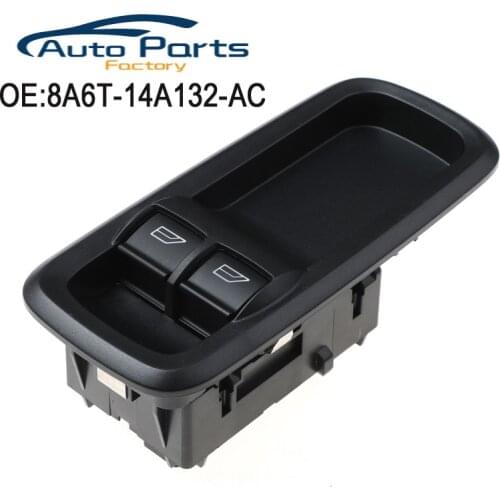 New High Quality Front Left Power Window Switch For Ford Fiesta VI 1.4 TDCI 4+8 Pins Connection 8A6T-14A132-AC 8A6T14A132AC