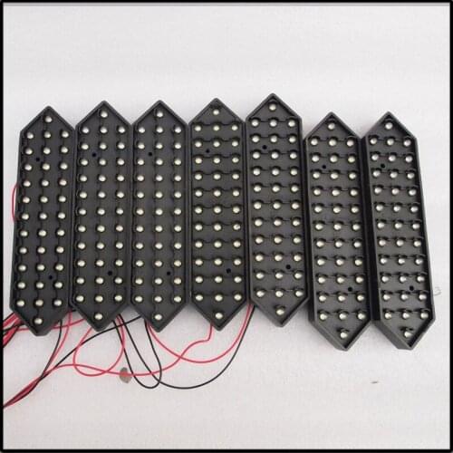 White color led digit number 7segments module outdoor waterproof