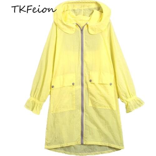 TKFeion Women's Long Raincoats