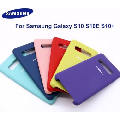 Liquid Silicone Phone Case For Samsung Galaxy S10 Plus S10E Case Cover Silky Soft-Touch Protective Cover For Galaxy S10+ S10e
