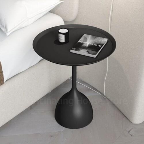 Nordic Coffee Tables Round Table Wrought Iron Bedside Table Small Coffee Table Modern Bedroom Furniture Bedside Table Side Table