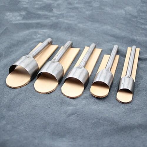 1PC Leather Craft Tools Half Round Cutter Punch Leather Handmade Craft Tools Arc-shaped Punch for Belt Strap Semicircle Chopping