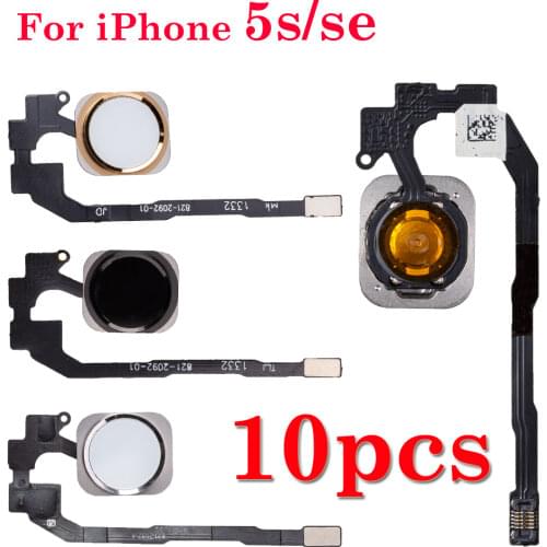 1set For iphone 5S Home Button flex + front camera Sensor Proximity+earpiece +full screws +earpiece metal repair parts