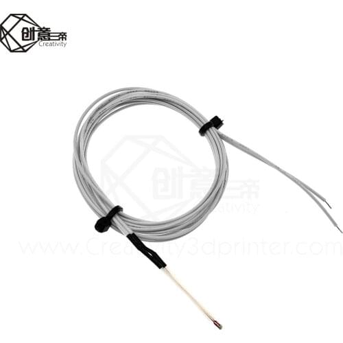 3d parts 100K ohm 3950 Thermistors with cable for 3D Printer Reprap Mend 3950 with Cable ntc thermistor 3d print part