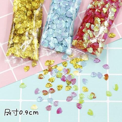 50 Bag/lot Sequin Sea Shell Handmade Diy Material Crystal Epoxy Filling Stuff Crafts Diy Supplies