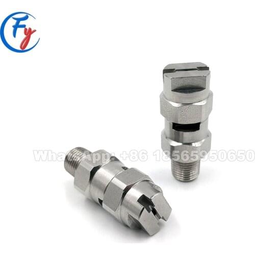 Quick dismantling connect 304 stainless steel flat fan nozzle, quick release flat fan nozzle, quick veejet dismantling nozzle