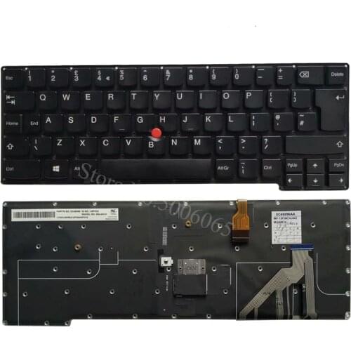 NEW UK Laptop keyboard with backlit for lenovo thinkpad X1C 2014 x1 carbon gen 2 type 20A7 20A8 UK keyboard