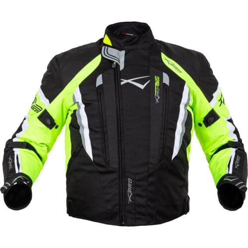 Cordura motorcycle jacket waterproof fabric sports thermal removable black