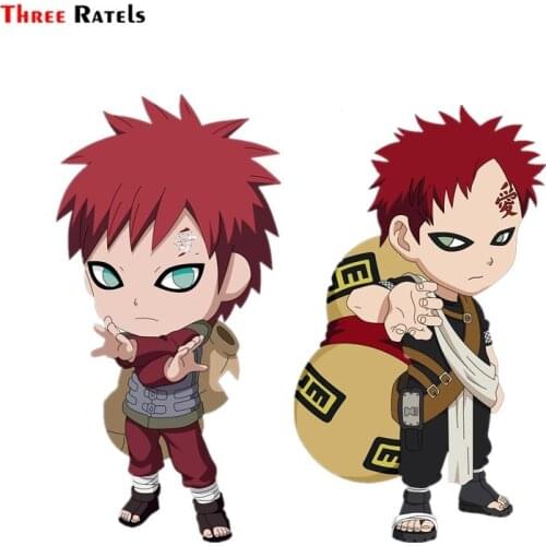 Three Ratels FC642 Chibi Gaara car body sticker japanese anime decal