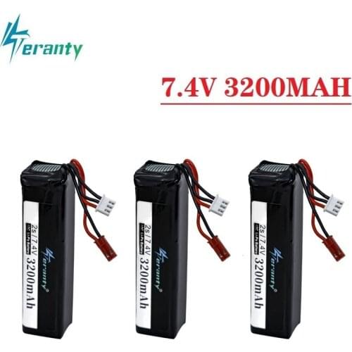 Upgrade 7.4V 3200MAH LIPO battery for Frsky Taranis X9D Plus Transmitter 7.4V Lipo Battery Toy Accessories