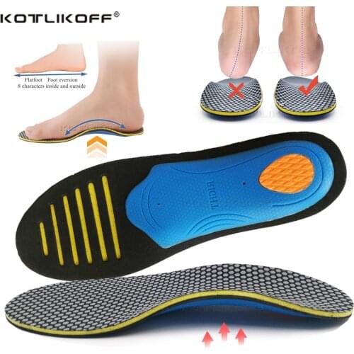 KOTLIKOFF EVA Orthotic Insole For Flat Feet Arch Support Orthopedic Shoes Sole Insoles For Feet Care Plantar Fasciitis Insert