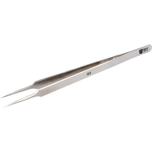 Tip Head Stainless Steel Tweezers BST-Q2 Eyebrow False Eyelash Tweezer Extension Tools Auxiliary Repair Electronic Components
