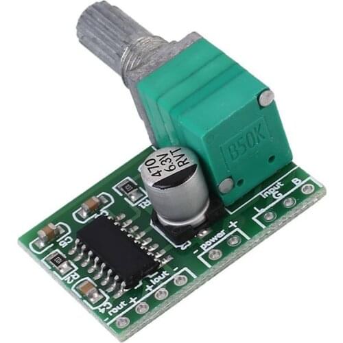 PAM8403 mini 5V digital amplifier board with switch potentiometer can be USB powered