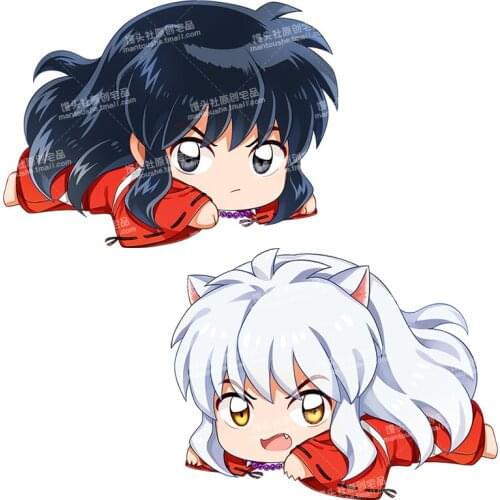 Xmas Gift Hot Anime Inuyasha Cosplay Doll Lovely Sesshoumaru Kikyo Plush Stuffed Cushion Throw Pillow Toy 48x42cm