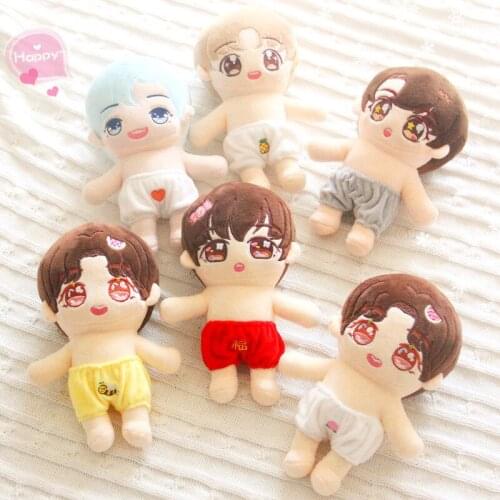 20cm Kawaii Idol Plush Doll Panties Diapers Puppet Toy Pants Peach Pants Love Short