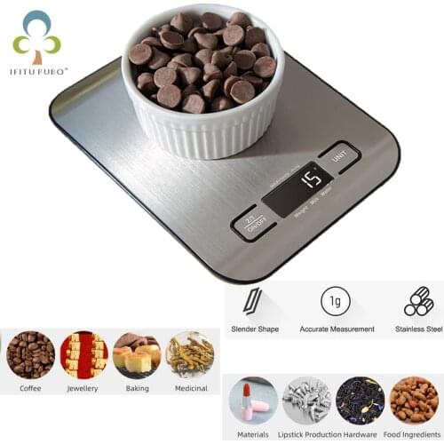 5000g/1g LCD Stainless Steel Portable Mini Electronic Digital Scales Pocket Case Postal Kitchen Jewelry Weight Balance Scale YJN