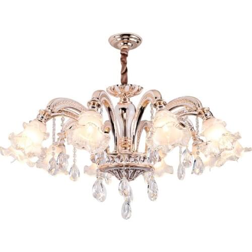 Modern Crystal Chandelier Lighting Dining Room LED Chandelier Ceiling for Room Decoration Contemporary Chandelier for Bedroom