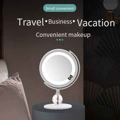 Led Vanity Mirror Professional Makeup Mirror 180 degree adjustable With Led Light Touch Screen Mirror 3 Luminosity LED Lights