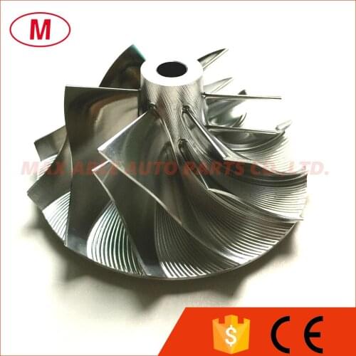 TD05H 16G 48.30/68.01mm 6+6 blades Forward High Performance Turbo Aluminum 2618/Milling/Billet Compressor wheel for 49178-01560