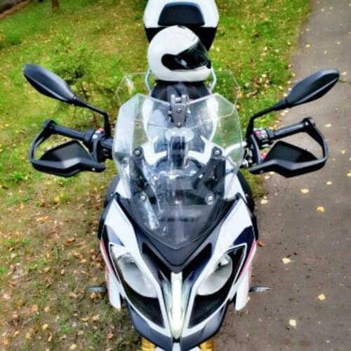 Airflow Adjustable Windscreen Wind Deflector Universal Motorcycle Windshield for Kawasaki BMW Ducati honda Benelli KTM Triumph