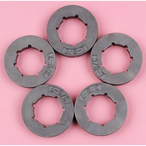 5pcs Sprocket Rim For Stihl 028 034 Super 029 036 039 MS290 MS310 MS360 MS390 Chainsaw 3/8 Pitch 7 Teeth ID 19mm Small Spline