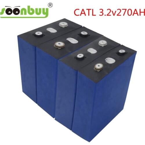 CATL 3.2v270AH battery Deep Cycle Prismatic 3C LiFePO4 rechargeable Battery for diy RV SOLAR EV Marine EU US TAX VAT FREE