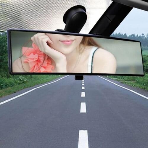 Car Rearview Mirror Curved Surface Rear View Mirror Fit All Car Reduce Blind Spot Effectively Car Styling
