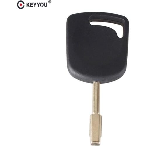 KEYYOU 10X Transponder Key Shell For Ford Focus Mondeo Ka Escort Fiesta Fusion Transit Connect Fob Key Case Cover No Chip