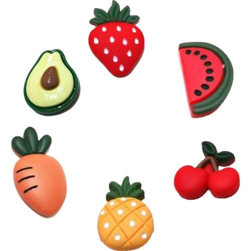 DIY children hair accessories little girl leather band clip handmade material frosted simulation fruit vegetable